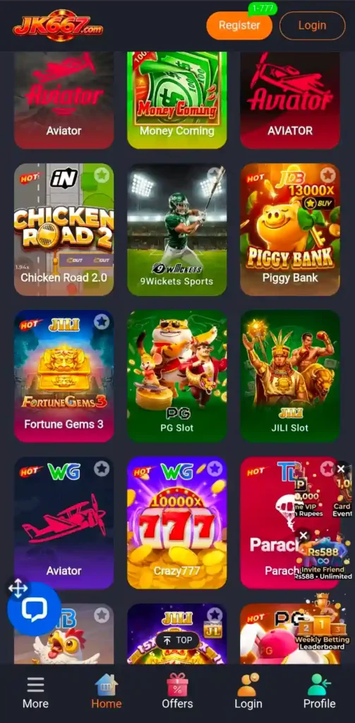 jk667 game home page