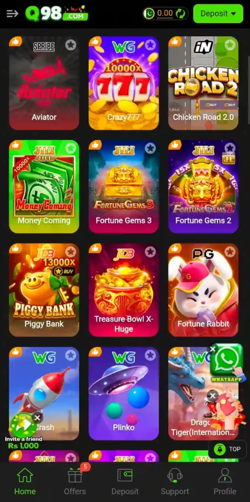 Q98 Game Download 