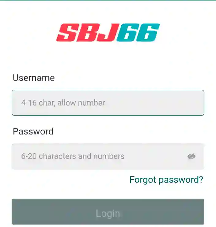 Login sbj66 game 